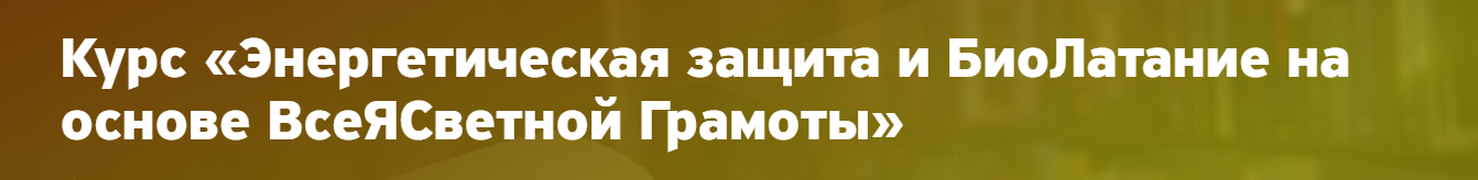 [Елена Вырышева] Энергетическая защита и БиоЛатание на основе ВсеЯСветной Грамоты (2024)