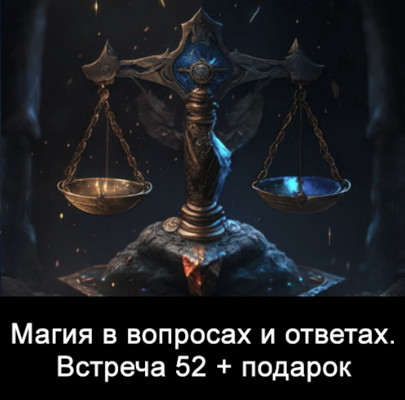 [Ксения Меньшикова] Магия в вопросах и ответах. Встреча 52 (2024)