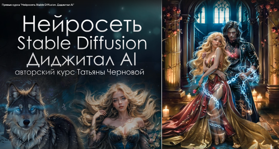 [Татьяна Чернова] Stable Diffusion. Диджитал AI 1.0. Быстрый старт (2023)