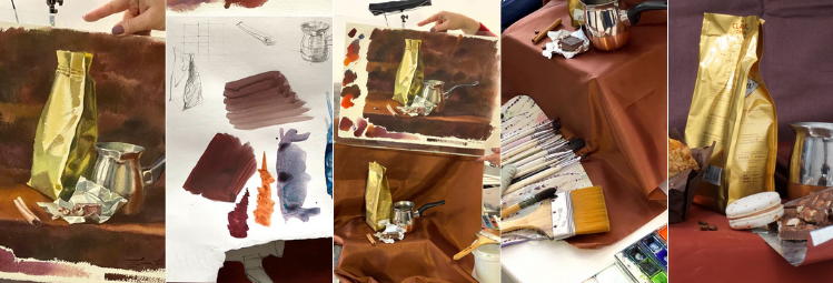 [Елена Базанова] [lectoroom] Кофейный натюрморт акварелью (2024)