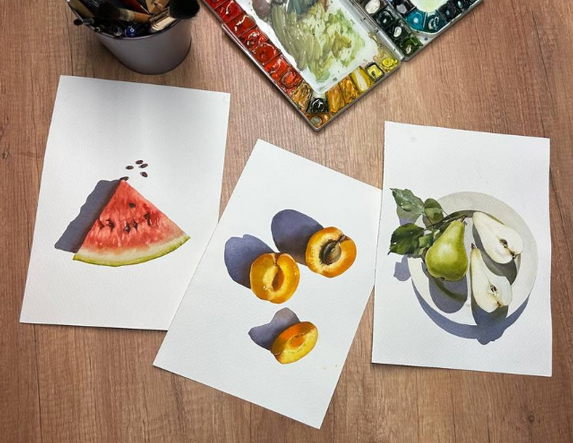 [Татьяна Ширбидова] [Watermedia] Цвет лета. Акварельный марафон (2023)