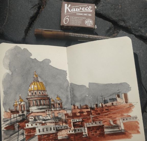 [drawteam] Архитектурные зарисовки с Евгенией Щегловой (2023)