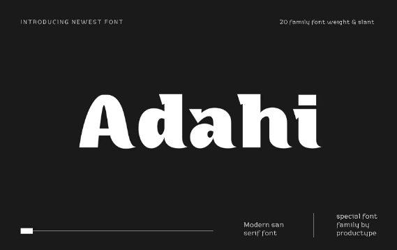 [Creativemarket] Adahi Font (2022)