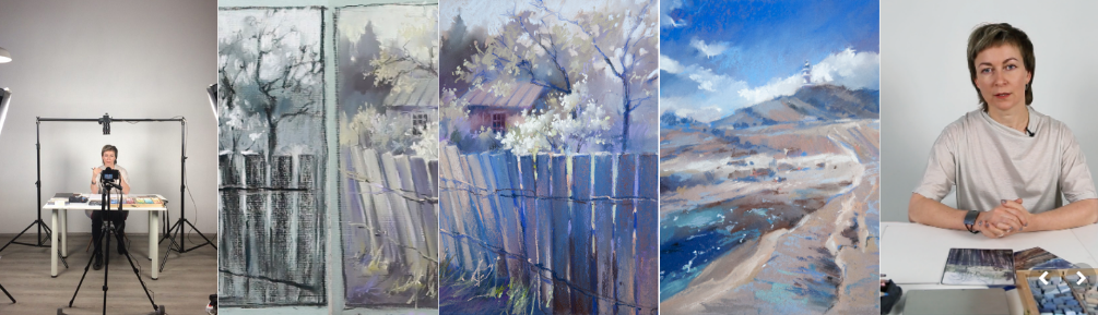 [Ольга Абрамова] [lectroom] Свет и цвет в пастельной живописи. Пейзаж (2022)