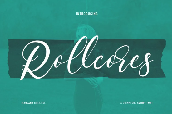 [Fontbundles] Rollcores Script Font (2022)