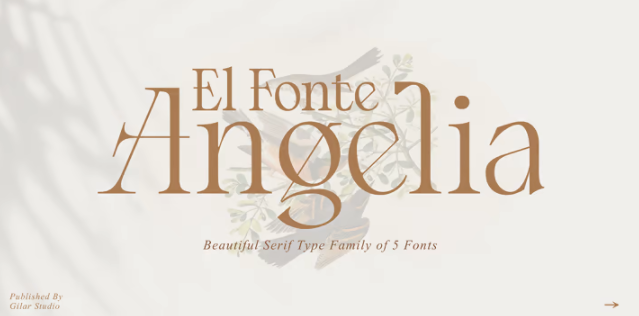 [Myfonts] El Fonte Angelia Font (2022)