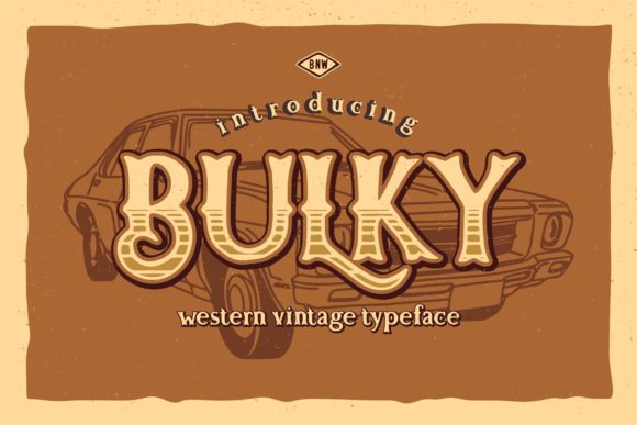 [Creativefabrica] Bulky Font (2022)