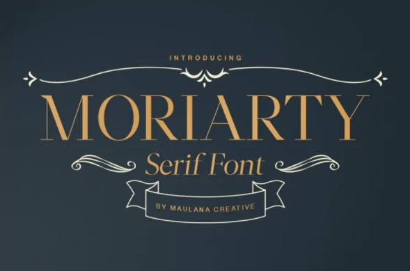 [Fontbundles] Moriarty Serif Font (2022)
