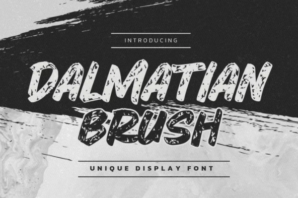 [Fontbundles] Dalmatian Brush Font (2022)