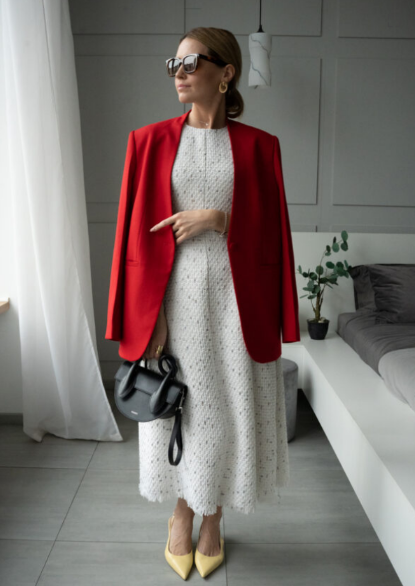 [Кристина Юсупова] [Studio.Yusupova] Жакет однобортный Julia R. Размеры 42-52, рост 162-166 (2024)