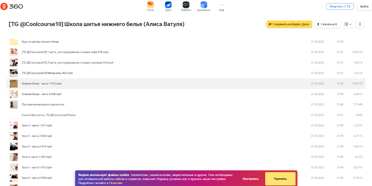 [Алиса Ватуля] Школа шитья нижнего белья (2020)