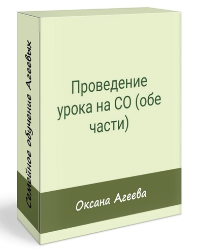 [Семейное обучение Агеевых] Проведение урока на СО (2023)