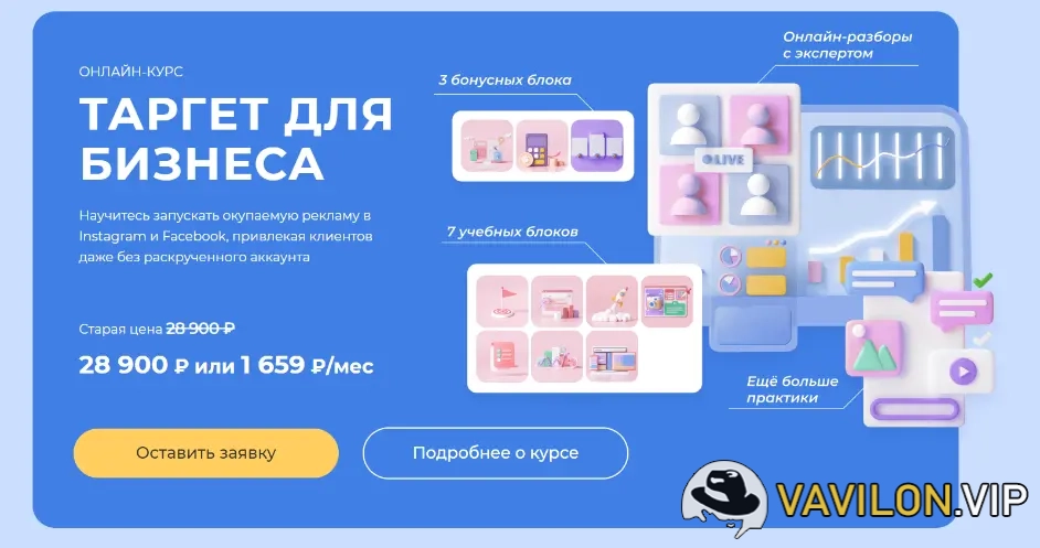 [Анна Демидова] Таргет для бизнеса [Smm Академия] (2023)