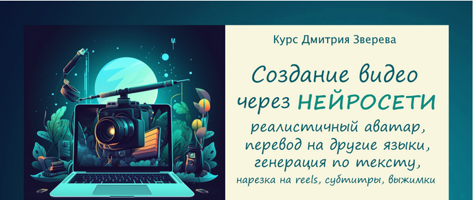 [Дмитрий Зверев] Создание видео в нейросетях (2024)