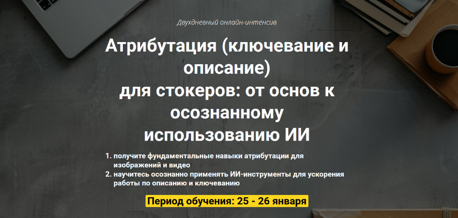[Иван Жаборовский, Вадим Закиров] Атрибутация (ключевание и описание) для стокеров. День 2 (2025)