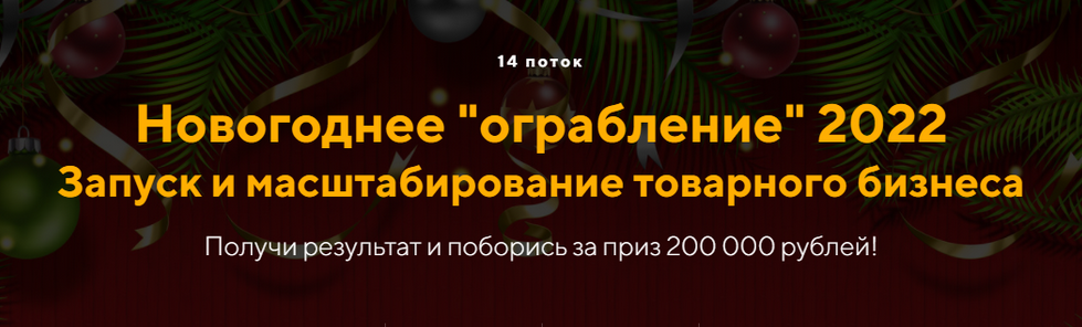 [Евгений Дорохин] Новогоднее Ограбление 2022. 14 поток. Пакет Старт (2022)