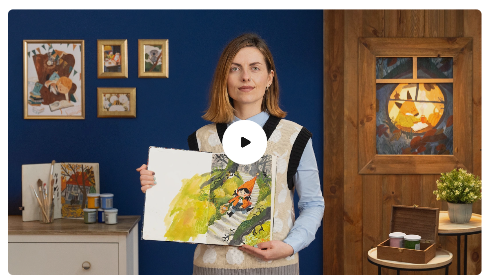 [Domestika] Техники скетчбука для детской иллюстрации (2024)