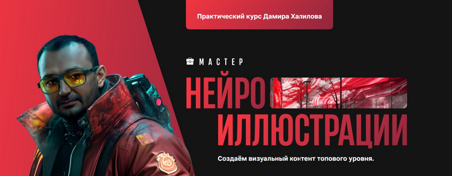[Дамир Халилов] Мастер нейроиллюстрации. Тариф Premium (2025)