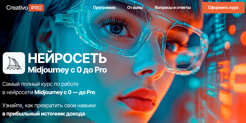 [Оксана Решетнёва] [CreativoPro] Нейросеть Midjourney с 0 до Pro (2025)
