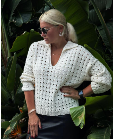 [Ксения Маликова] [Вязание] Точечное поло (2025)