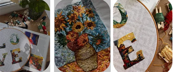 [Анна Стукалова] Вышивка по маслу. Гладь в стиле Ван Гога (2025)